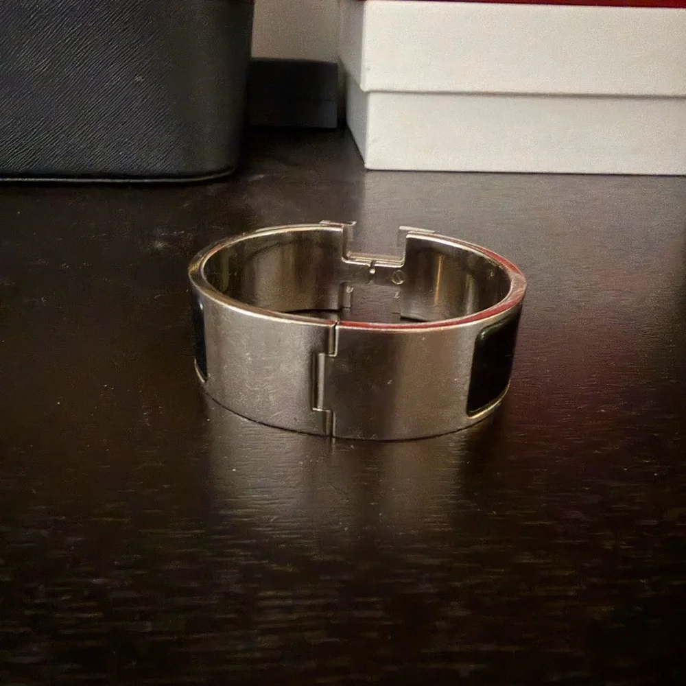 Hermes Black and Silver Bracelet - Picture 3 of 4